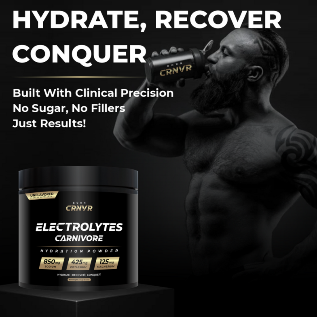 Born CRNVR Electrolytes - Unflavored, Zero Sugar, NON-GMO (60 Servings)